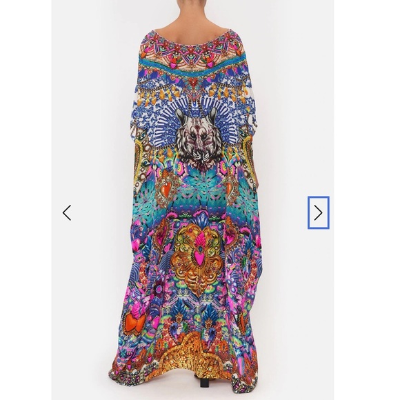 Camilla LUCKY CHARMS ROUND NECK KAFTAN - Picture 3 of 8